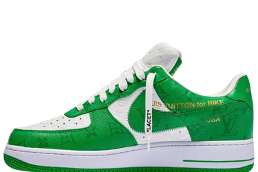 Louis Vuitton Nike Air Force 1 Low By Virgil Abloh White Green