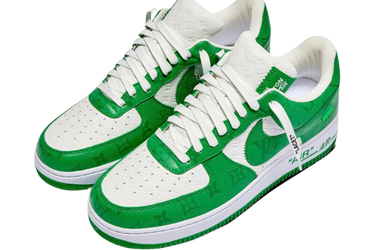 Louis Vuitton Nike Air Force 1 Low By Virgil Abloh White Green