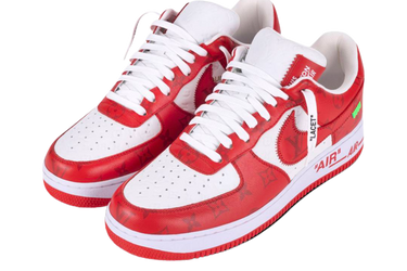 Nike Air Force 1 Low Louis Vuitton By Virgil Abloh Red