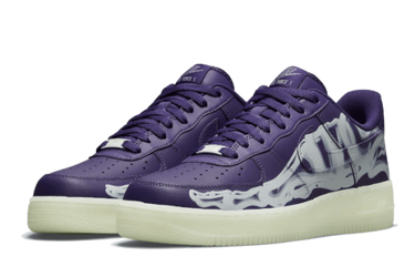 Air Force 1 skeleton purple