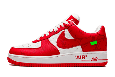 Nike Air Force 1 Low Louis Vuitton By Virgil Abloh Red