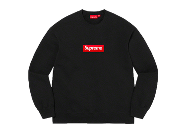 SUPREME BOX LOGO crewneck Black