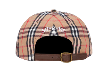 Supreme Burberry Hat Cream