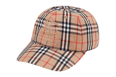 Supreme Burberry Hat Cream