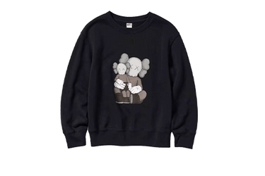 UNIQLO X KAWS CREWNECK BLACK